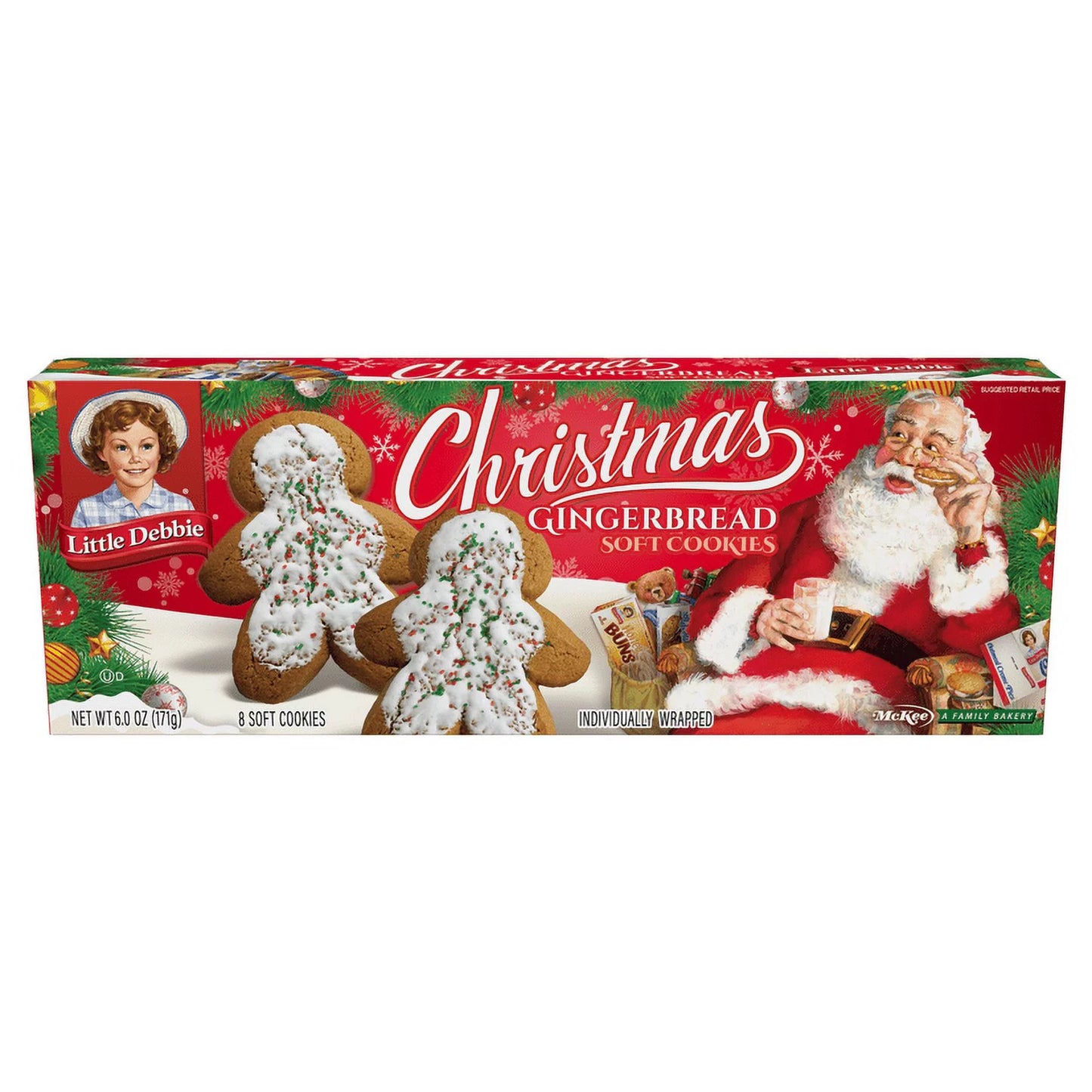 LD Gingerbread Christmas Cookies "Family Pack"