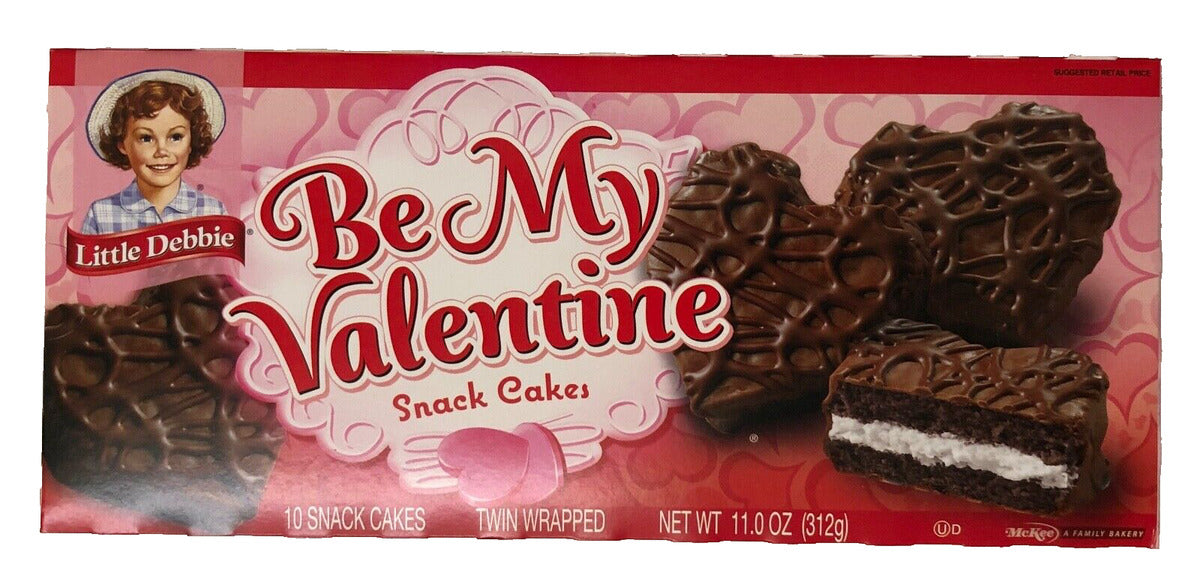 LD Be My Valentine Cakes (chocolate) family packs